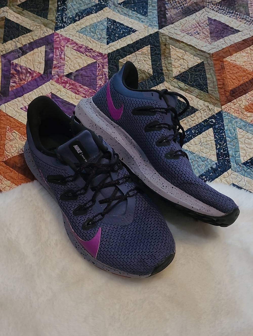 Nike Quest SE Sanded Purple Running Workout Athletic Lace Up Shoes